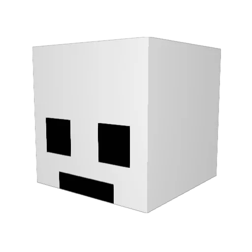 BizoNKBARON Minecraft avatar head, 3D render