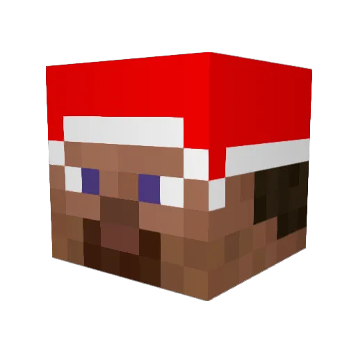 Bizon123 Minecraft avatar head, 3D render
