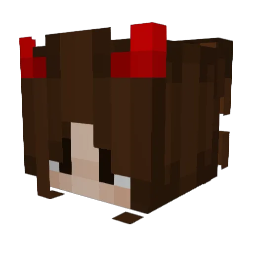 Bizzarogeek Minecraft avatar head, 3D render