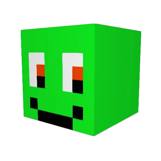 Bizzle_3 Minecraft avatar head, 3D render