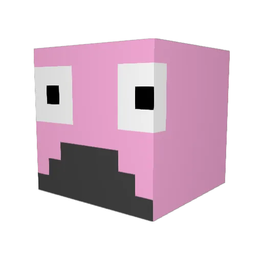 BizzyBiggieBen Minecraft avatar head, 3D render