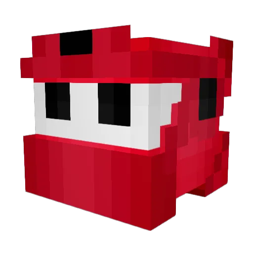 BizzyPie Minecraft avatar head, 3D render