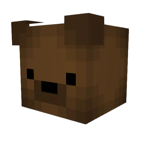 Bj0rnB0rn Minecraft avatar head, 3D render