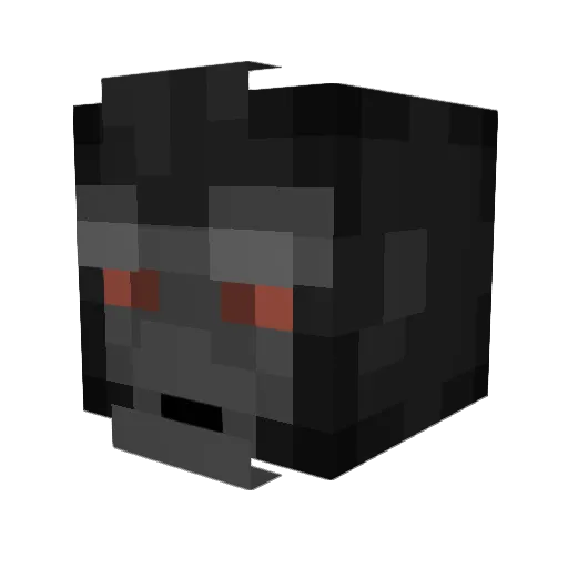 Bjeffulf Minecraft avatar head, 3D render