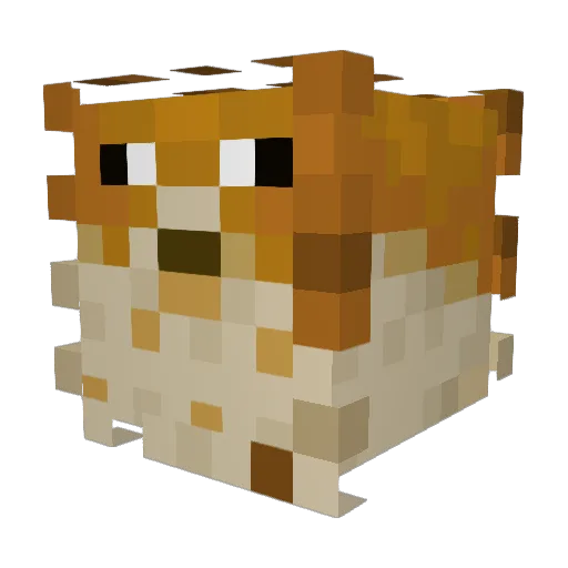 BjoernBengtsson Minecraft avatar head, 3D render