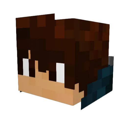 BjoernH357 Minecraft avatar head, 3D render