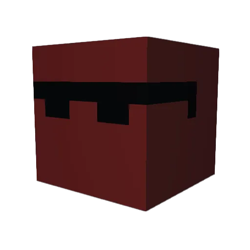 Bjoke01 Minecraft avatar head, 3D render