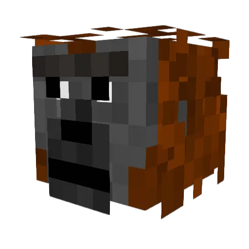BjornIronsides Minecraft avatar head, 3D render