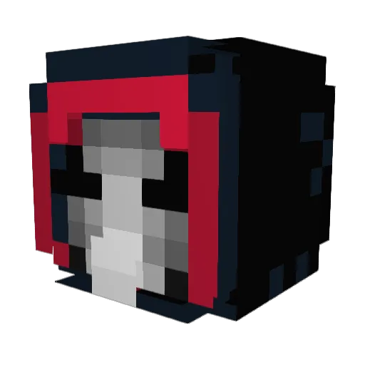 BjornLokhoff Minecraft avatar head, 3D render