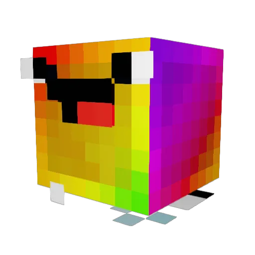 Bjurvo Minecraft avatar head, 3D render