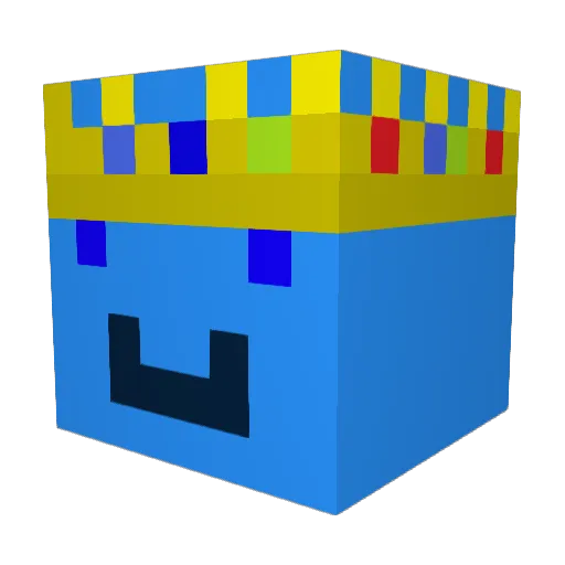 Bkbrosvr Minecraft avatar head, 3D render