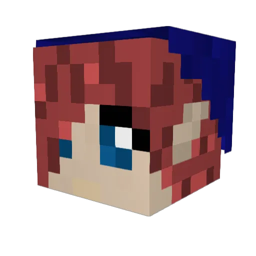 Bkennedyftw Minecraft avatar head, 3D render