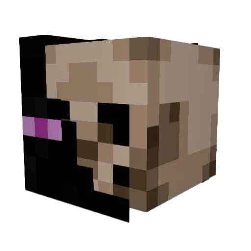 Bket007 Minecraft avatar head, 3D render