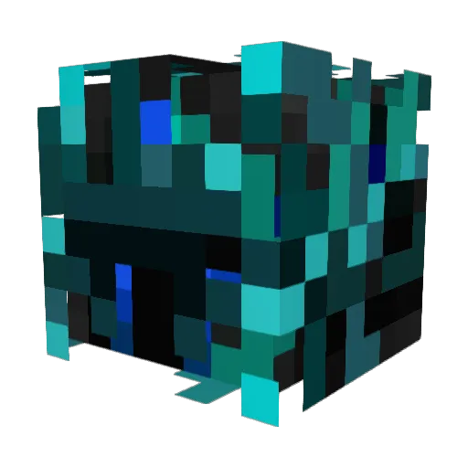 Bl00DFLAME Minecraft avatar head, 3D render