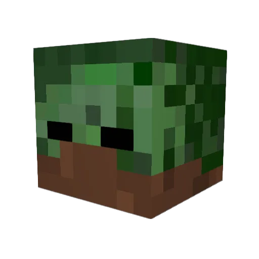 Bl00dHound Minecraft avatar head, 3D render