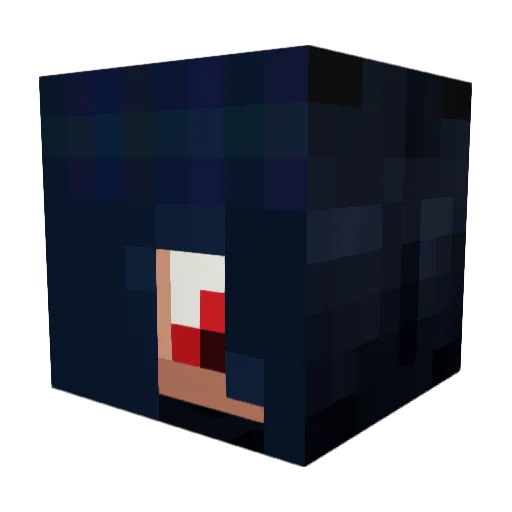 Bl4SteRrFR Minecraft avatar head, 3D render