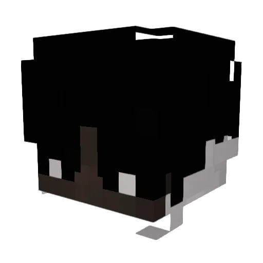 Bl4ck420 Minecraft avatar head, 3D render