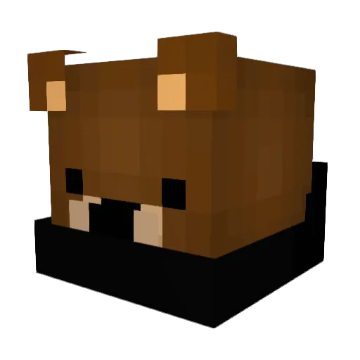 Bl4ckPlasma Minecraft avatar head, 3D render