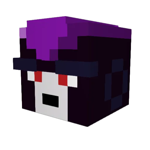 Bl4ck_Frieza Minecraft avatar head, 3D render