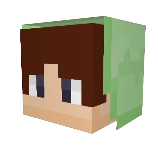 Bl4ck_Venom Minecraft avatar head, 3D render