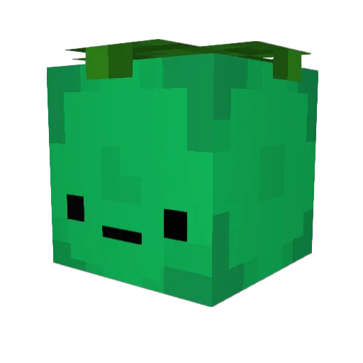 Bl4cksimi Minecraft avatar head, 3D render