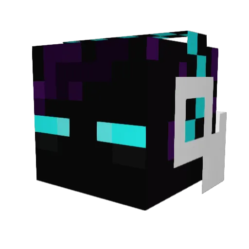 Bl_ Minecraft avatar head, 3D render