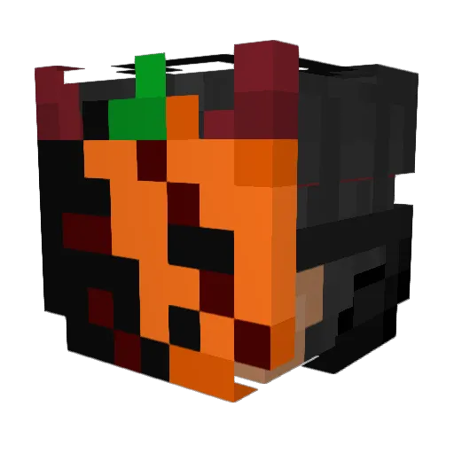 Bla6e Minecraft avatar head, 3D render