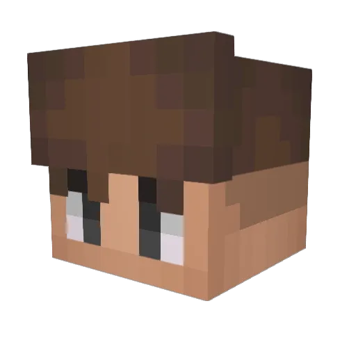 BlaWe_ Minecraft avatar head, 3D render