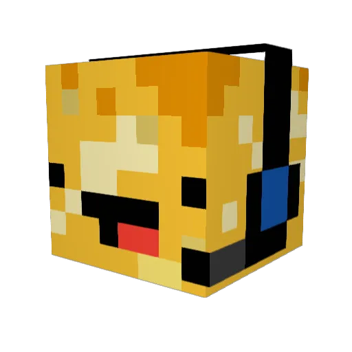 BlaZing_potatoe Minecraft avatar head, 3D render