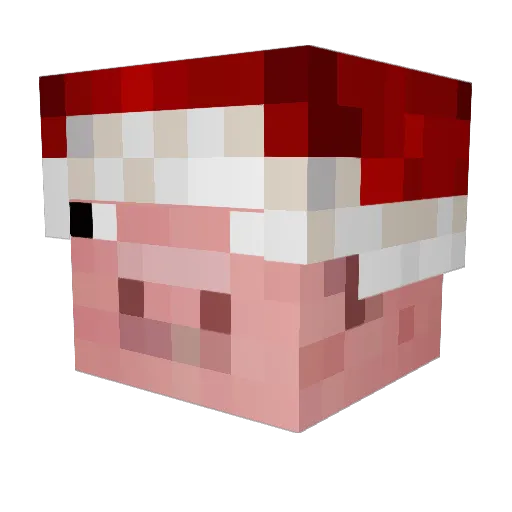 BlaackShadowZ Minecraft avatar head, 3D render