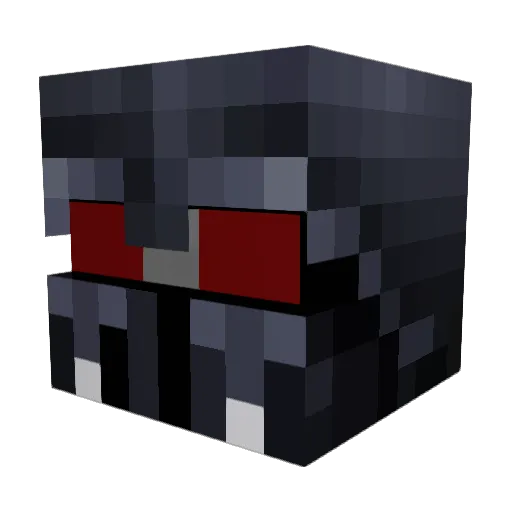 Blaalke Minecraft avatar head, 3D render