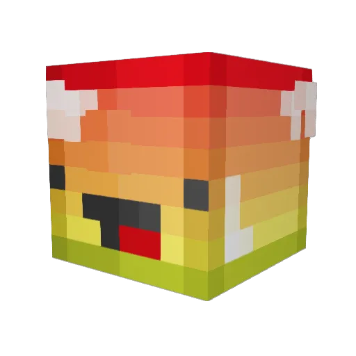 BlabbyPond34713 Minecraft avatar head, 3D render