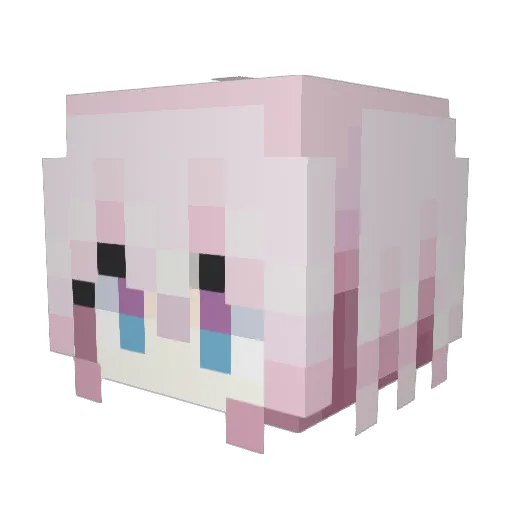 BlacKkk696969 Minecraft avatar head, 3D render