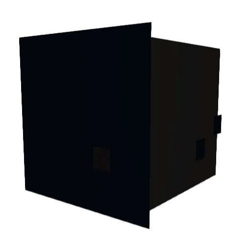 Black13 Minecraft avatar head, 3D render