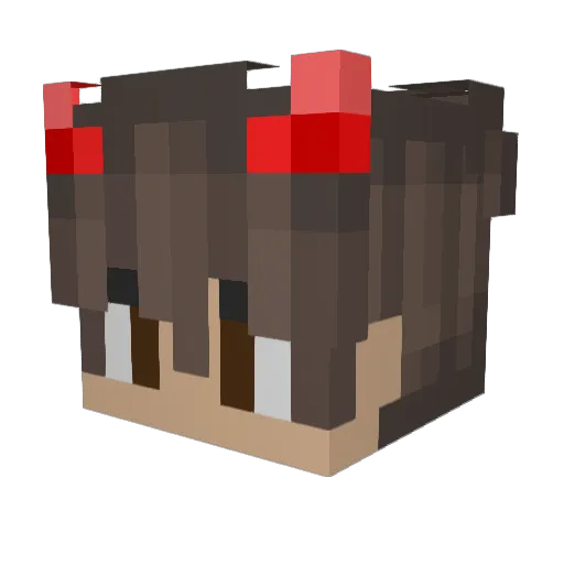 BlackArrow4360 Minecraft avatar head, 3D render