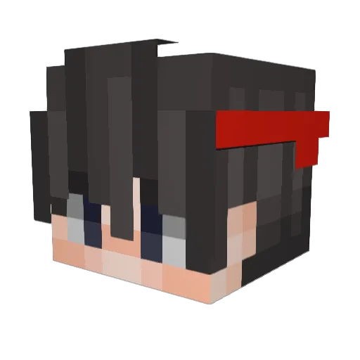 BlackArrow_87 Minecraft avatar head, 3D render