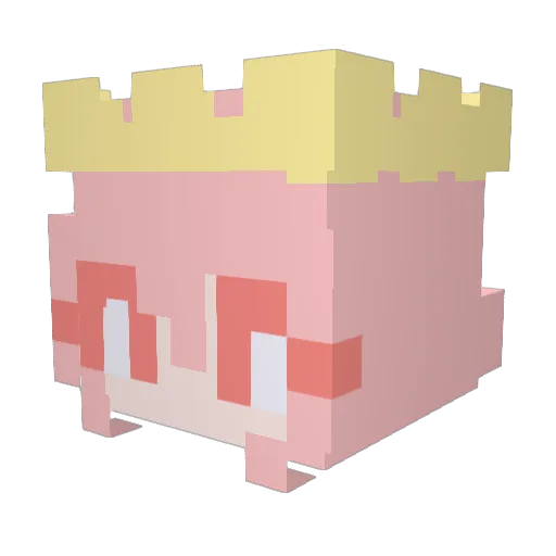 BlackAsianJesus Minecraft avatar head, 3D render