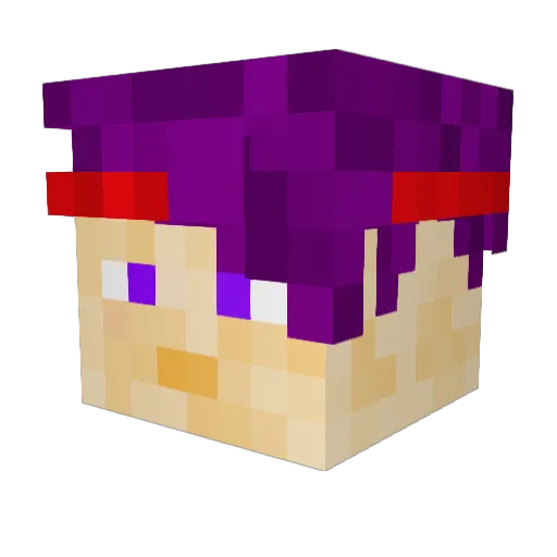 BlackAxeTheBrave Minecraft avatar head, 3D render