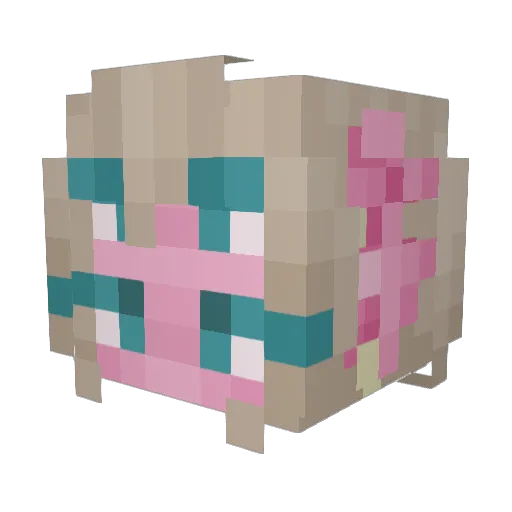 BlackBird4444 Minecraft avatar head, 3D render