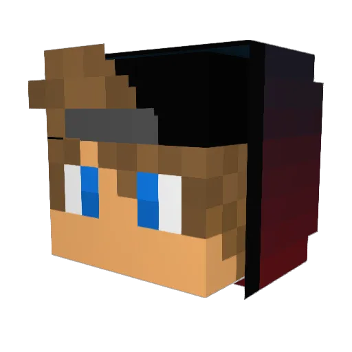 BlackBuster_2016 Minecraft avatar head, 3D render