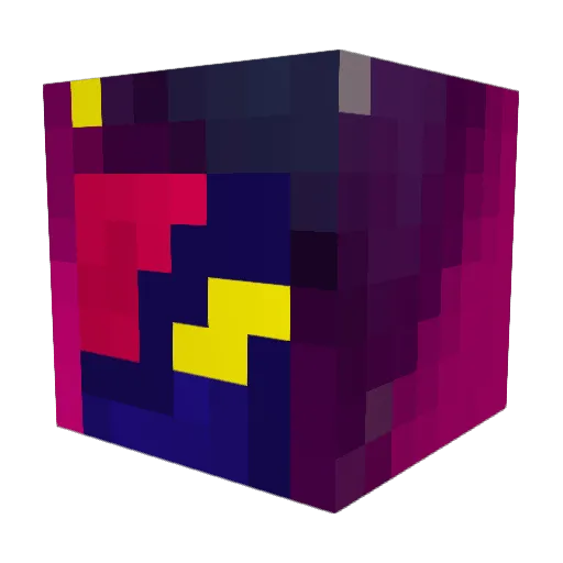 BlackEclipse Minecraft avatar head, 3D render