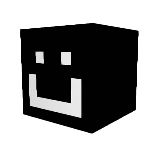 BlackGalaxy27 Minecraft avatar head, 3D render