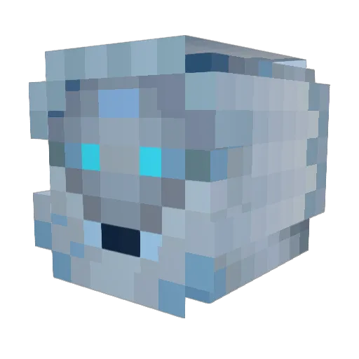 BlackGhost56 Minecraft avatar head, 3D render