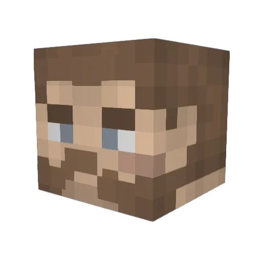 BlackHawk1159 Minecraft avatar head, 3D render