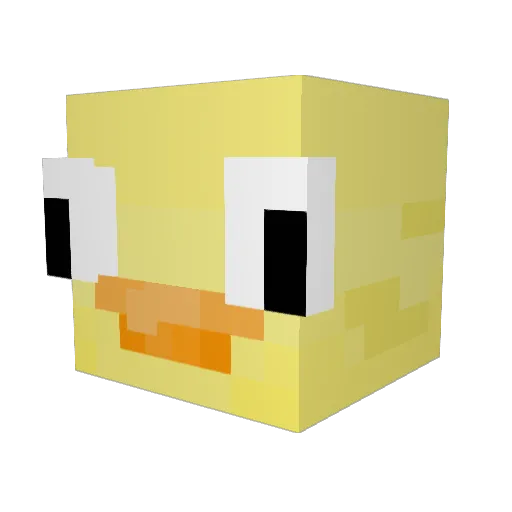 BlackHoleSun1 Minecraft avatar head, 3D render