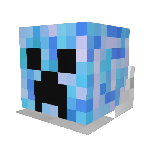 BlackHope07ELOY Minecraft avatar head, 3D render