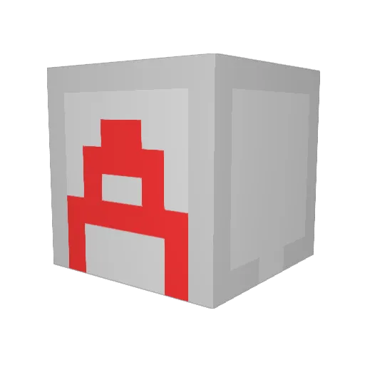 BlackJackGod Minecraft avatar head, 3D render
