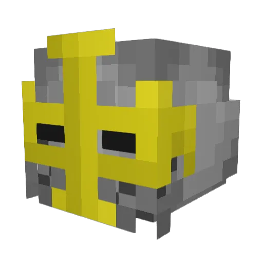 BlackJackV3 Minecraft avatar head, 3D render