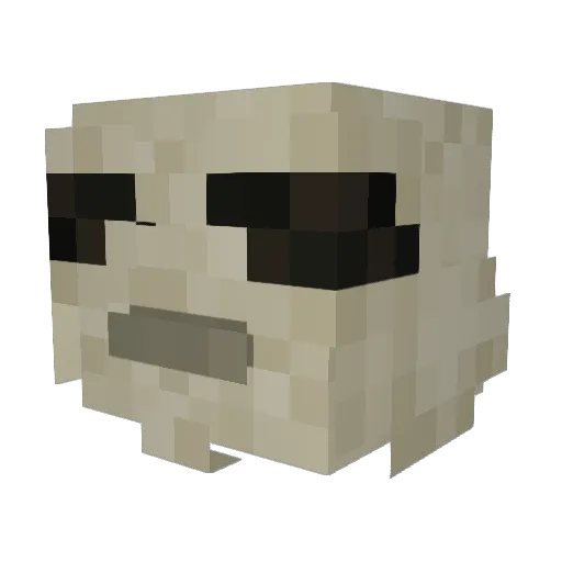 BlackJesus195 Minecraft avatar head, 3D render