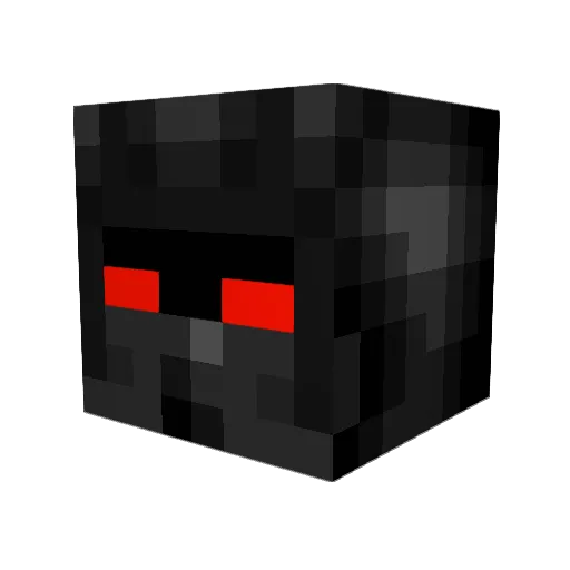 BlackLiSRT01 Minecraft avatar head, 3D render